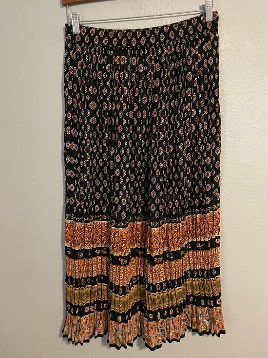 Austin Clothing Co. Dresses & Skirts - Austin Clothing Co Skirt Womens Large Multicolor Floral Pleated Maxi Boho Y2K